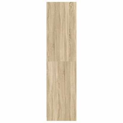 vidaXL Wardrobe | Sonoma oak | Engineered wood | Compact | Wardrobe 5
