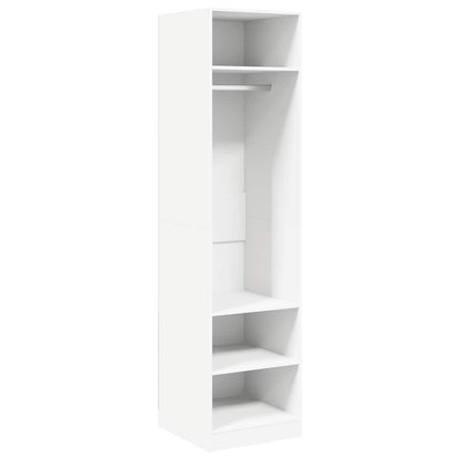 vidaXL Wardrobe | White | Engineered Wood | Compact | Wardrobe | Rectangular 2