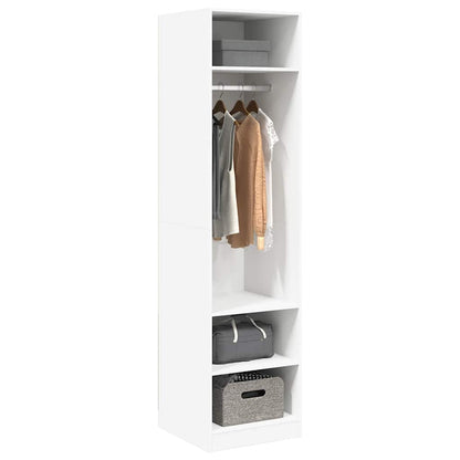 vidaXL Wardrobe | White | Engineered Wood | Compact | Wardrobe | Rectangular 3