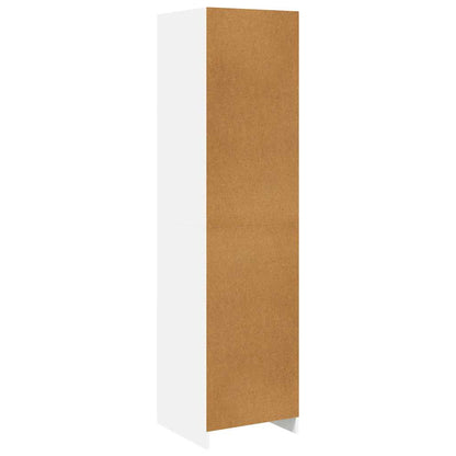 vidaXL Wardrobe | White | Engineered Wood | Compact | Wardrobe | Rectangular 6