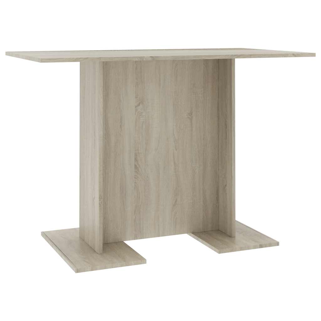 800246 vidaXL Dining Table Sonoma Oak 110x60x75 cm Engineered Wood 2