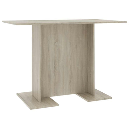 800246 vidaXL Dining Table Sonoma Oak 110x60x75 cm Engineered Wood 2