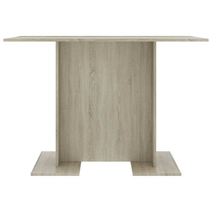 800246 vidaXL Dining Table Sonoma Oak 110x60x75 cm Engineered Wood 3