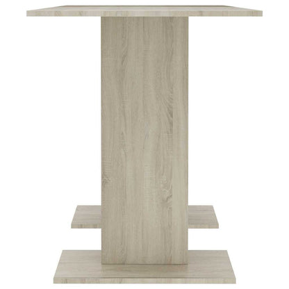 800246 vidaXL Dining Table Sonoma Oak 110x60x75 cm Engineered Wood 4