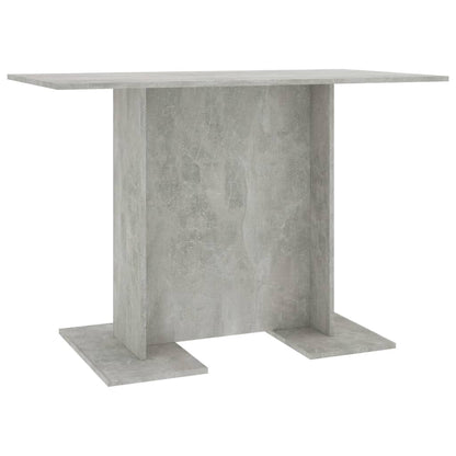 800247 vidaXL Dining Table Concrete Grey 110x60x75 cm Engineered Wood 2