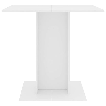 vidaXL Dining Table | White | Engineered wood | Medium | Simple | Dining Table 3