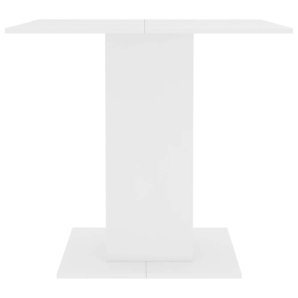 vidaXL Dining Table | White | Engineered wood | Medium | Simple | Dining Table 4