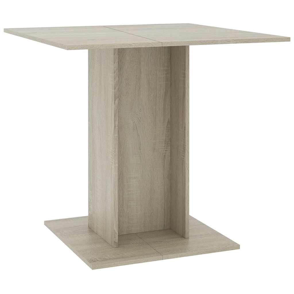 vidaXL Dining Table | Sonoma oak | Engineered wood | Medium | Durable 2