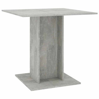 Dining Table 80x80x75 cm Engineered Wood Concrete grey