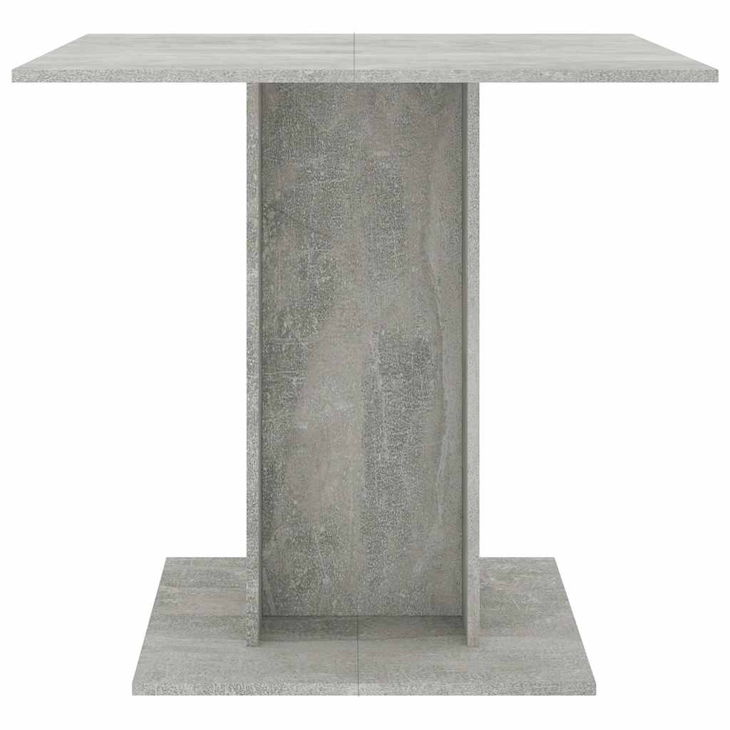 Dining Table 80x80x75 cm Engineered Wood Concrete grey