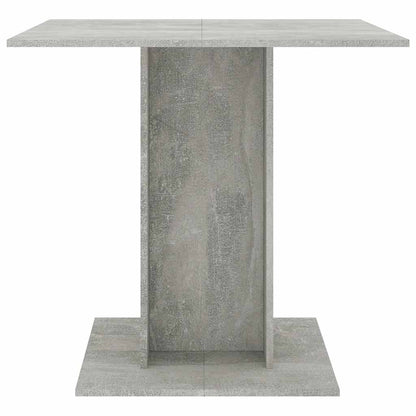 Dining Table 80x80x75 cm Engineered Wood Concrete grey