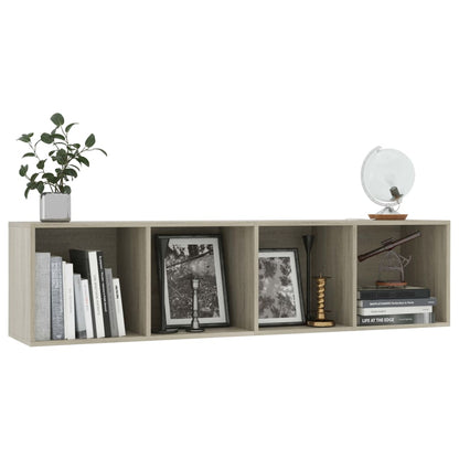 vidaXL Book Cabinet | Sonoma oak | Engineered wood | Medium | Book Cabinet 5