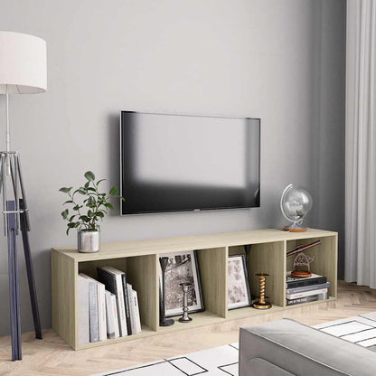 vidaXL Book Cabinet | Sonoma oak | Engineered wood | Medium | Book Cabinet 1