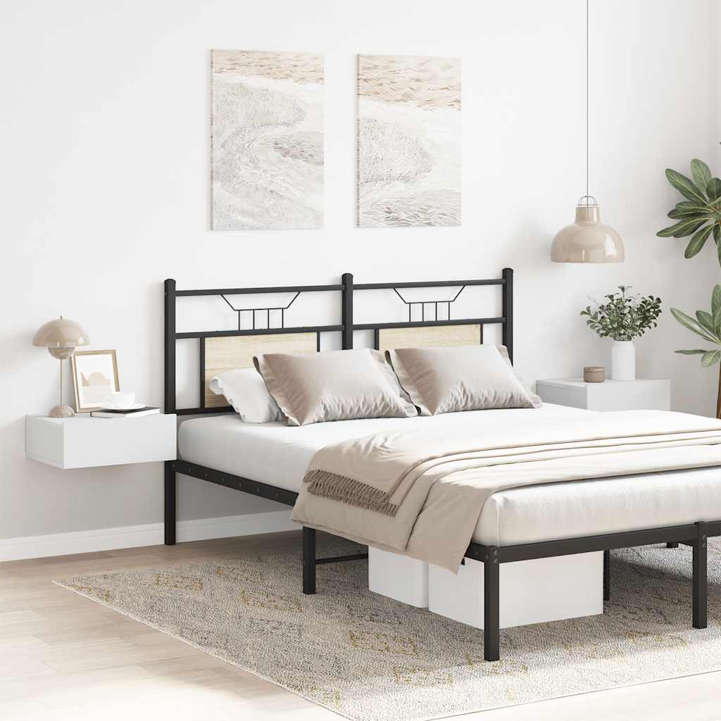 vidaXL Floating Nightstands 2 pcs White 40x30x15cm Engineered Wood 3