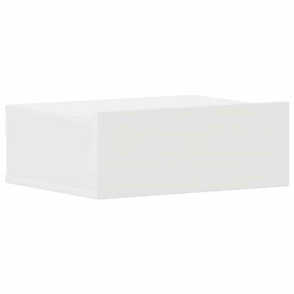 vidaXL Floating Nightstands 2 pcs White 40x30x15cm Engineered Wood 5