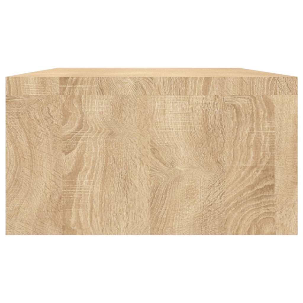 vidaXL Monitor Stand Sonoma Oak 100x24x13 cm Engineered Wood 5