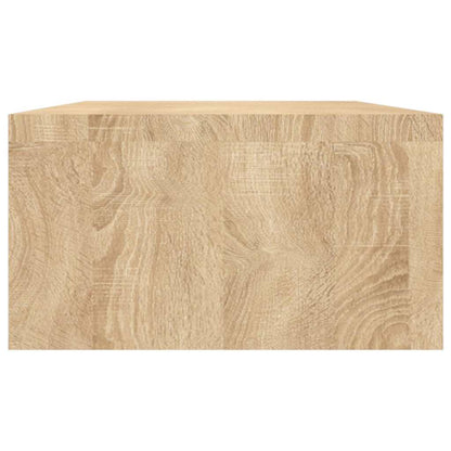 vidaXL Monitor Stand Sonoma Oak 100x24x13 cm Engineered Wood 5