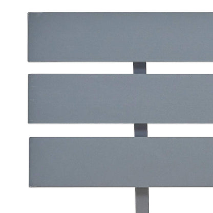 vidaXL Bed Frame without Mattress Grey Solid Pine Wood 120x200 cm 5
