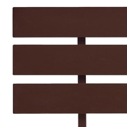 vidaXL Bed Frame without Mattress Dark Brown Solid Pine Wood 120x200 cm 5