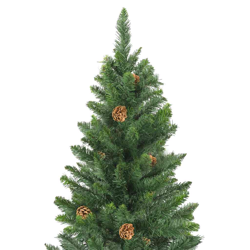 vidaXL Christmas Tree | Green | PVC, Iron | 180cm | Decorative Inlays 3