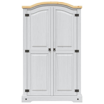 vidaXL Wardrobe | White body with brown top 3