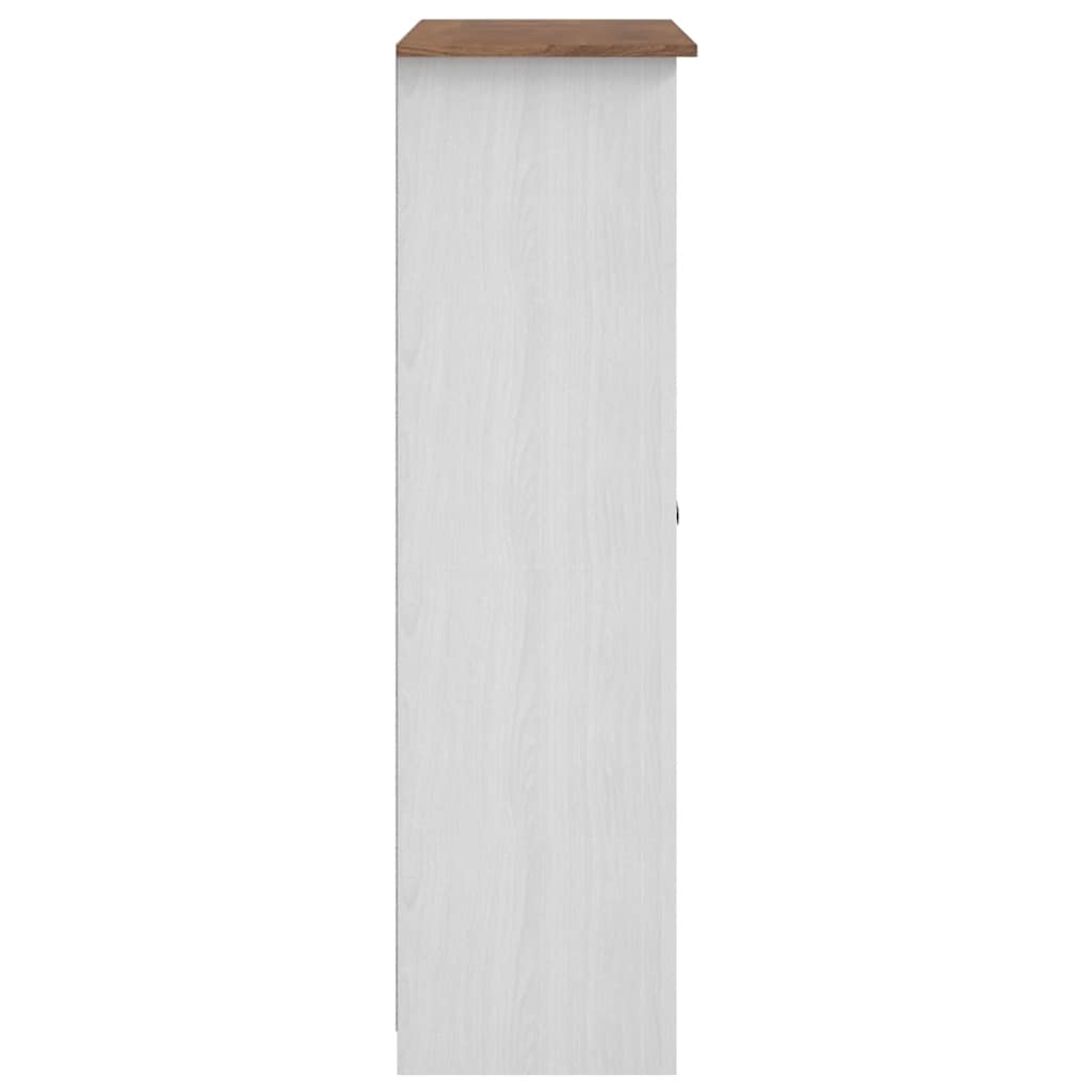 vidaXL Wardrobe | White | Solid Pine Wood | Large | Wardrobe | Rectangular 6