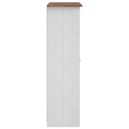 vidaXL Wardrobe | White | Solid Pine Wood | Large | Wardrobe | Rectangular 6