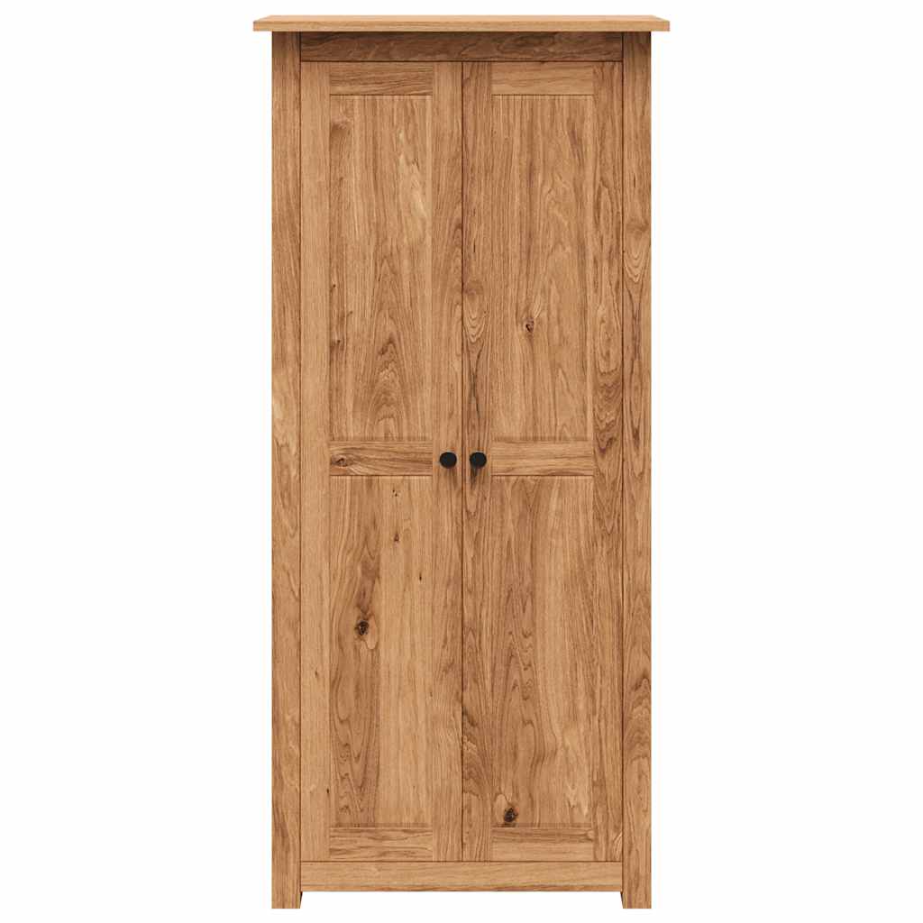 vidaXL Wardrobe | Natural wood | Solid pine wood | 80 x 50 x 171.5 cm | Wardrobe 5