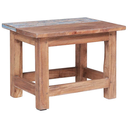 vidaXL Nesting Table | Set of 2 | Brown | Solid Mahogany Wood | Small, Large 4