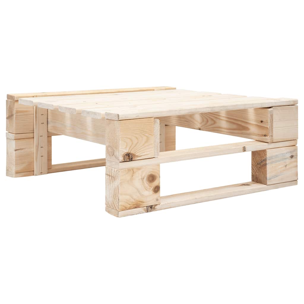 vidaXL Garden Pallet Ottoman Wood 1