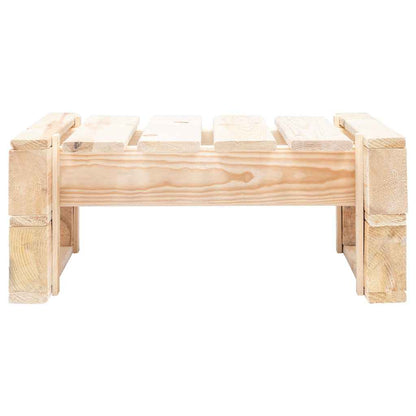 vidaXL Garden Pallet Ottoman Wood 2