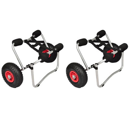 vidaXL Kayak Trolley 90 kg Aluminium