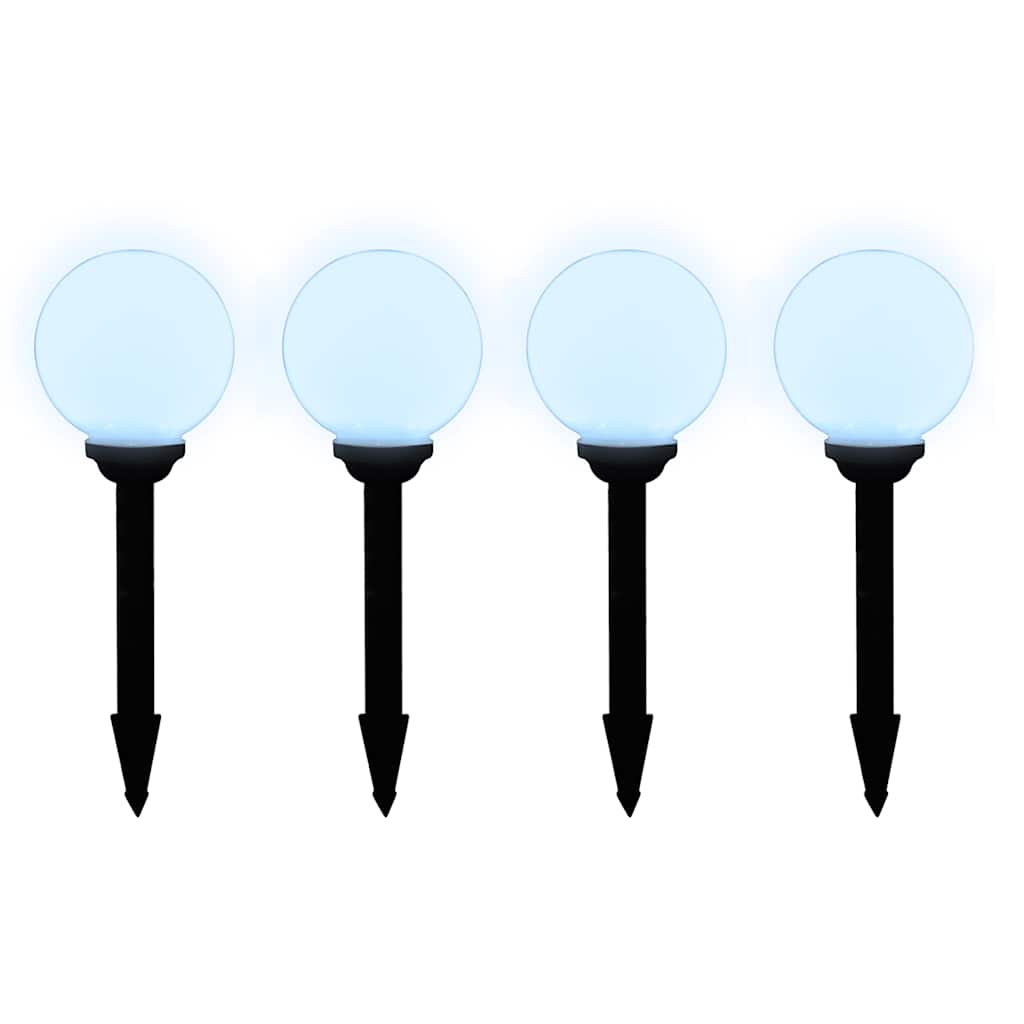 vidaXL Outdoor Pathway Lamps 8 pcs LED 15 cm with Ground Spike 4