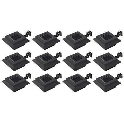 vidaXL Solar Lamp | Set of 12 | Black | Plastic and metal | Compact | Solar 1