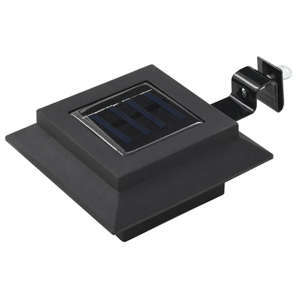 vidaXL Solar Lamp | Set of 12 | Black | Plastic and metal | Compact | Solar 2