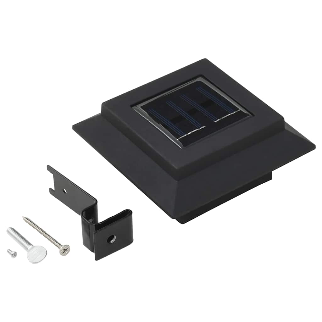 vidaXL Solar Lamp | Set of 12 | Black | Plastic and metal | Compact | Solar 6