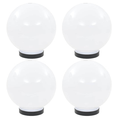 vidaXL Bowl Lamp | Set of 4 | White | PMMA (polymethyl methacrylate) 1