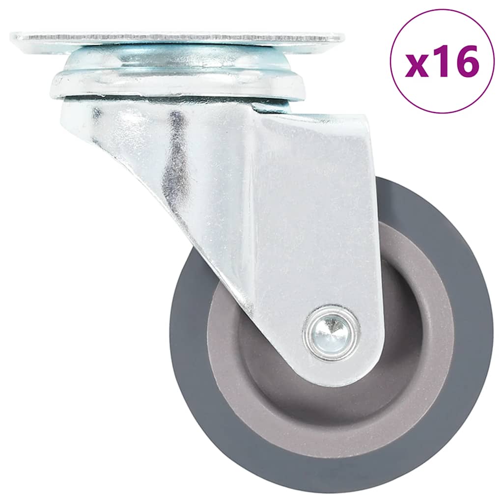 vidaXL 16 pcs Swivel Casters 50 mm 1