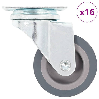 vidaXL 16 pcs Swivel Casters 50 mm 1