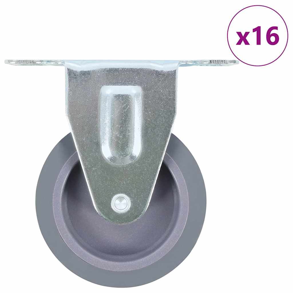 vidaXL Fixed Casters 75 mm