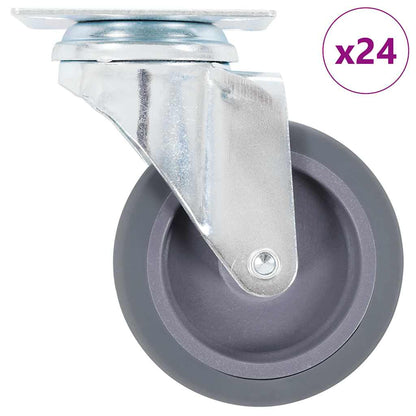vidaXL Swivel Casters 75 mm