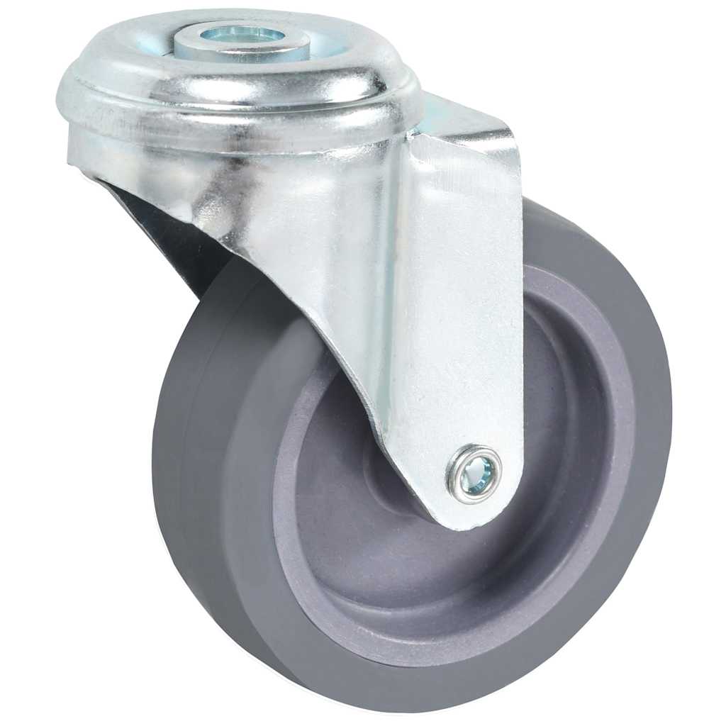 Bolt Hole Swivel Casters 75 mm 12