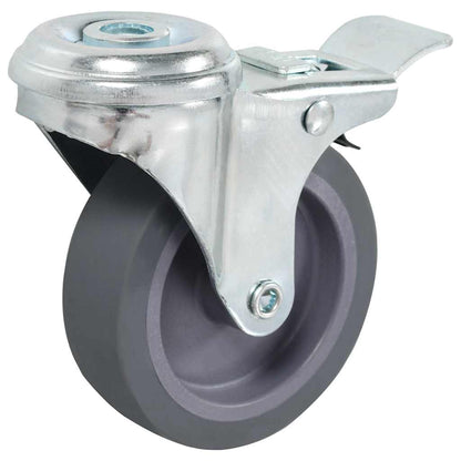 vidaXL 12 pcs Bolt Hole Swivel Casters 75 mm 2