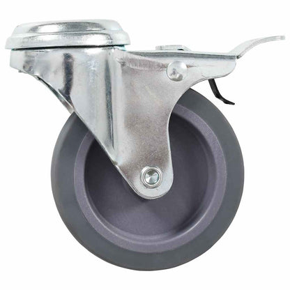 vidaXL 12 pcs Bolt Hole Swivel Casters 75 mm 3