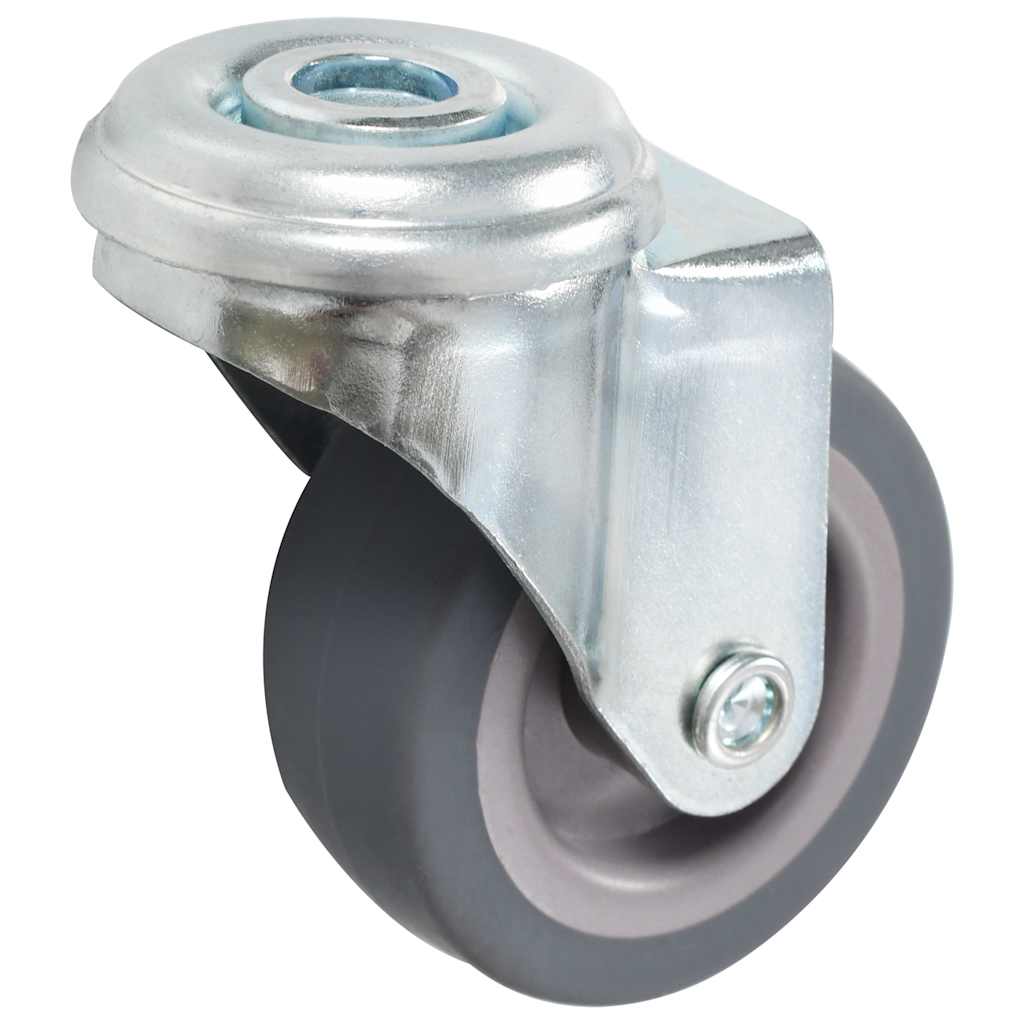 vidaXL 16 pcs Bolt Hole Swivel Casters 50 mm 6