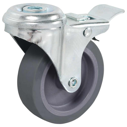 vidaXL 12 pcs Bolt Hole Swivel Casters 75 mm 4