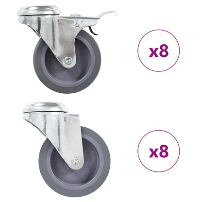 Bolt Hole Swivel Casters 75 mm 16