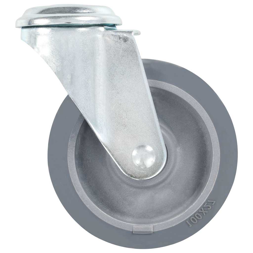 vidaXL 8 pcs Bolt Hole Swivel Casters 100 mm 5