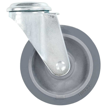 vidaXL 8 pcs Bolt Hole Swivel Casters 100 mm 5