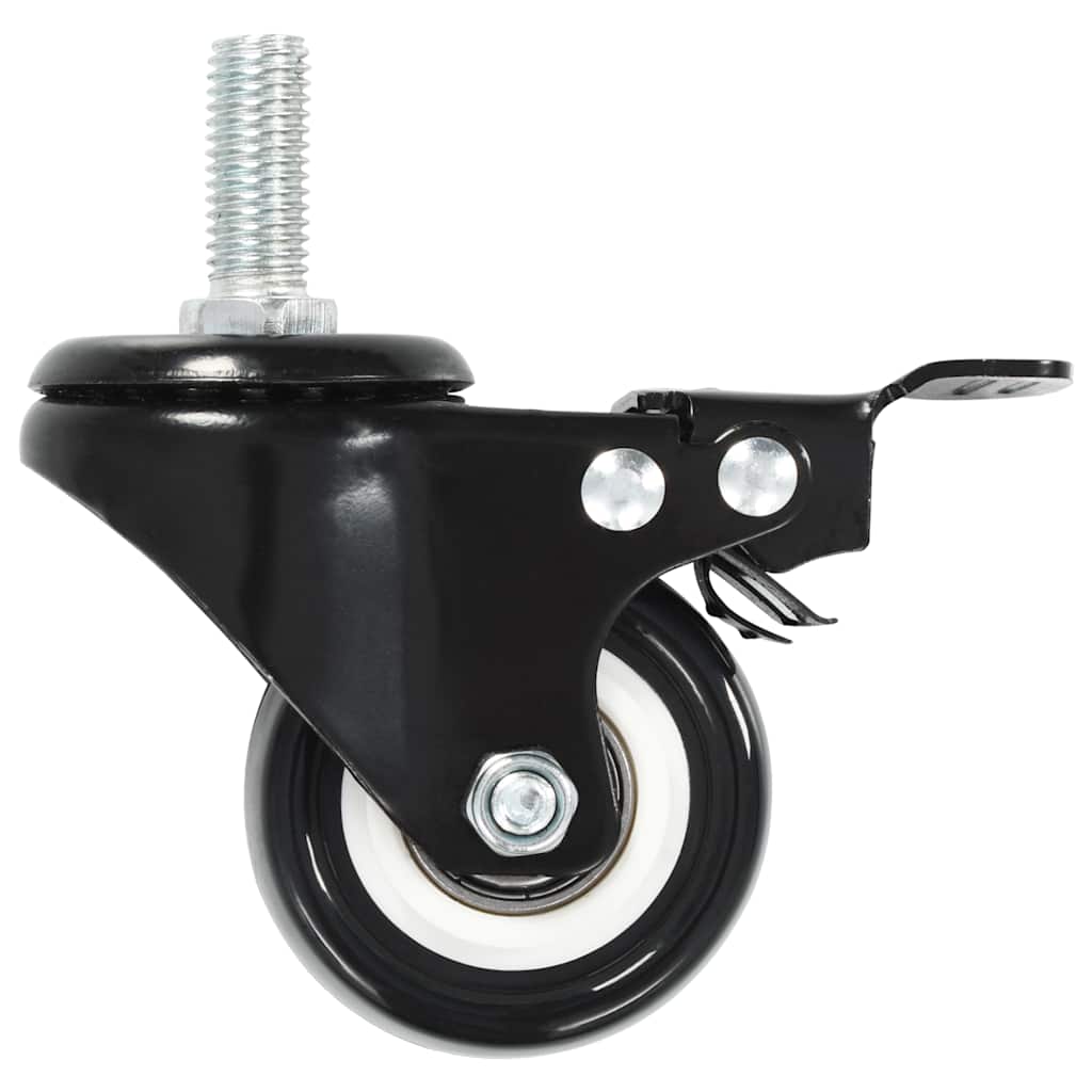 vidaXL 16 pcs Swivel Casters with Brakes 50 mm 4